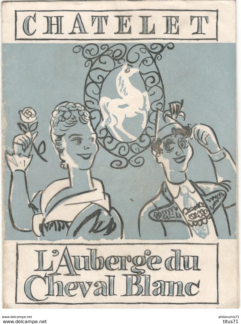 Programme Du Théatre Du Chatelet  - Spectacle De Chansonniers - 1948 - Programme