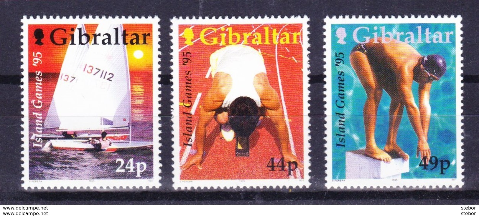 Gibraltar 1995 Nr 723/25 **, Zeer Mooi Lot Krt 3314,   KOOPJE !!!!! - Gibraltar