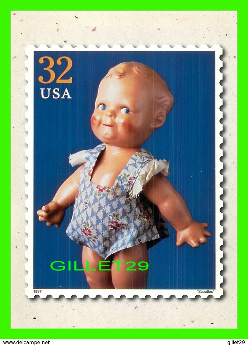 TIMBRES REPRESENTATIONS - CLASSIC AMERICAN DOLLS, SCOOTLES, 1925 - - Briefmarken (Abbildungen)