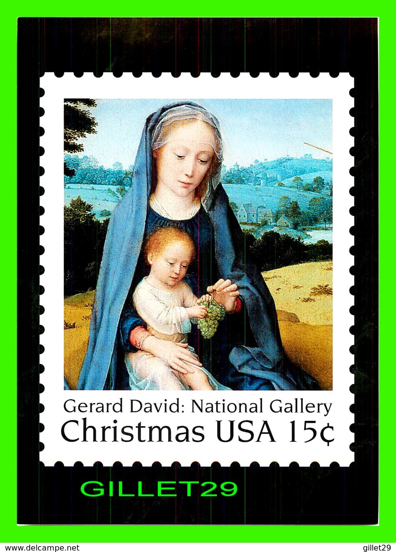 TIMBRES REPRÉSENTATIONS - CHRISTMAS - GERARD DAVID (1460-1523) THE REST ON THE FLIGHT EGYPT- STAMP ISSUE, 1979 - - Timbres (représentations)