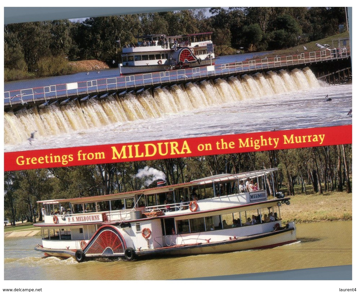 (190) Australia - VIC - Murray River Paddleboat P.S Melbourne (Mildura) - Mildura