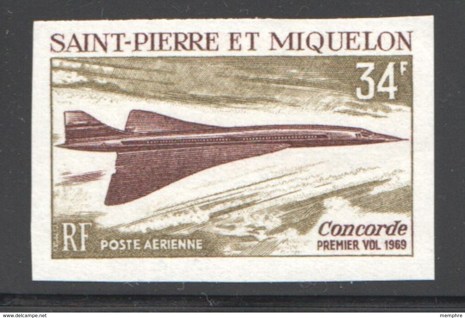 1969  Concorde  Non Dentelé - ** Luxe - Non Dentelés, épreuves & Variétés