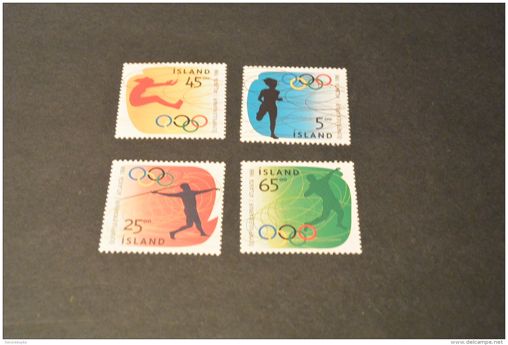 K12058- Set  -  MNH Iceland - Island -1996-  SC. 824-827- YV. 803-806- Olympics Atlanta - Summer 1996: Atlanta