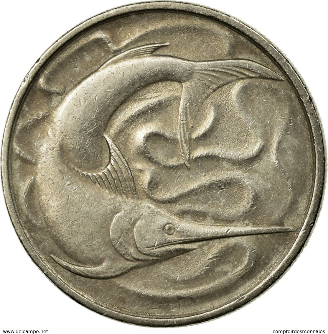 Monnaie, Singapour, 20 Cents, 1976, Singapore Mint, TTB, Copper-nickel, KM:4 - Singapour