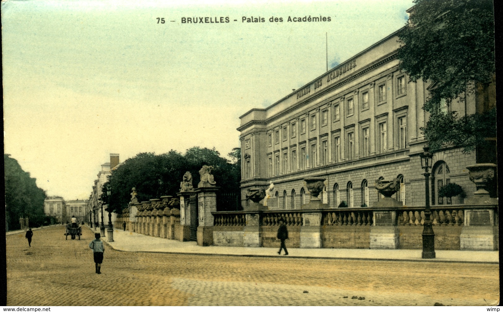 Bruxelles : Palais Des Académies - Monuments, édifices