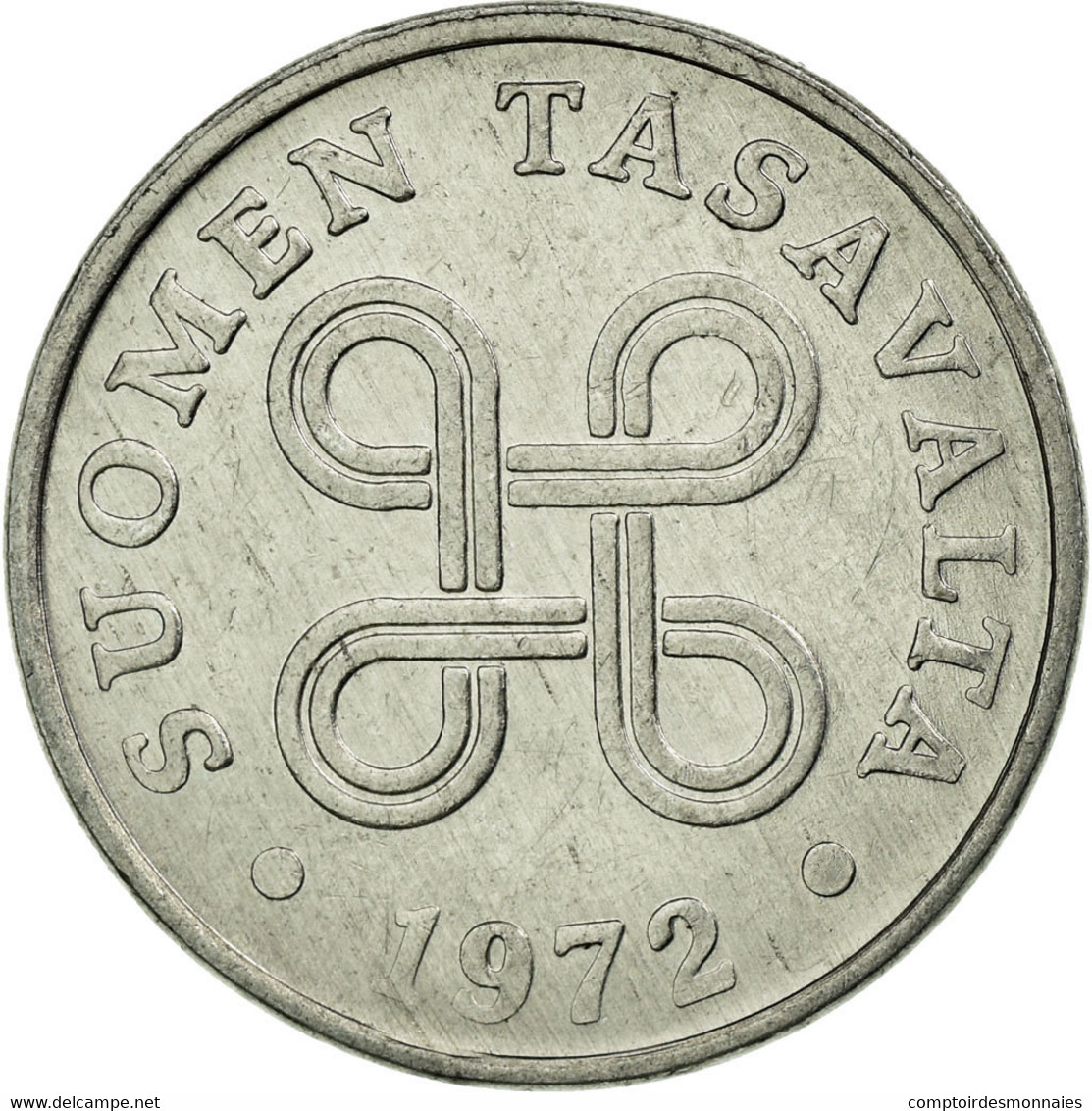 Monnaie, Finlande, Penni, 1972, TTB, Aluminium, KM:44a - Finlande