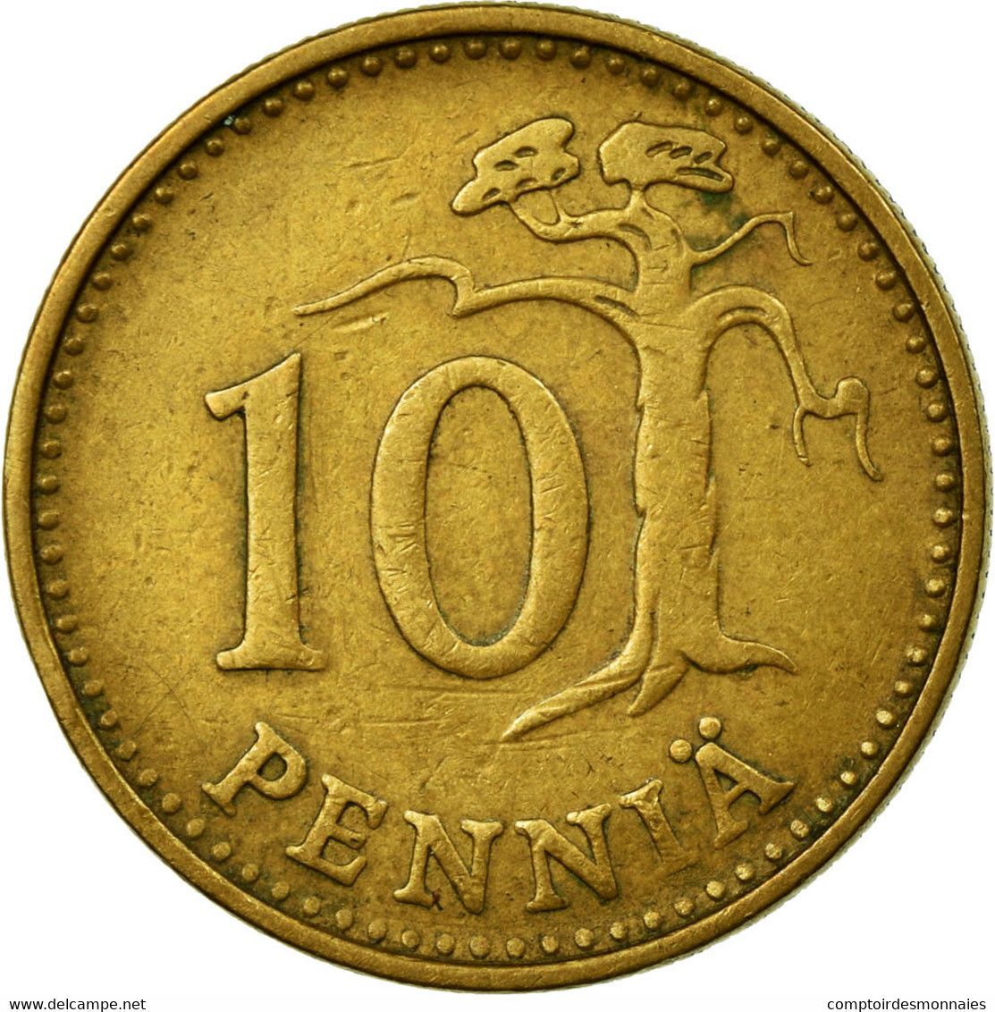 Monnaie, Finlande, 10 Pennia, 1963, TB+, Aluminum-Bronze, KM:46 - Finlande