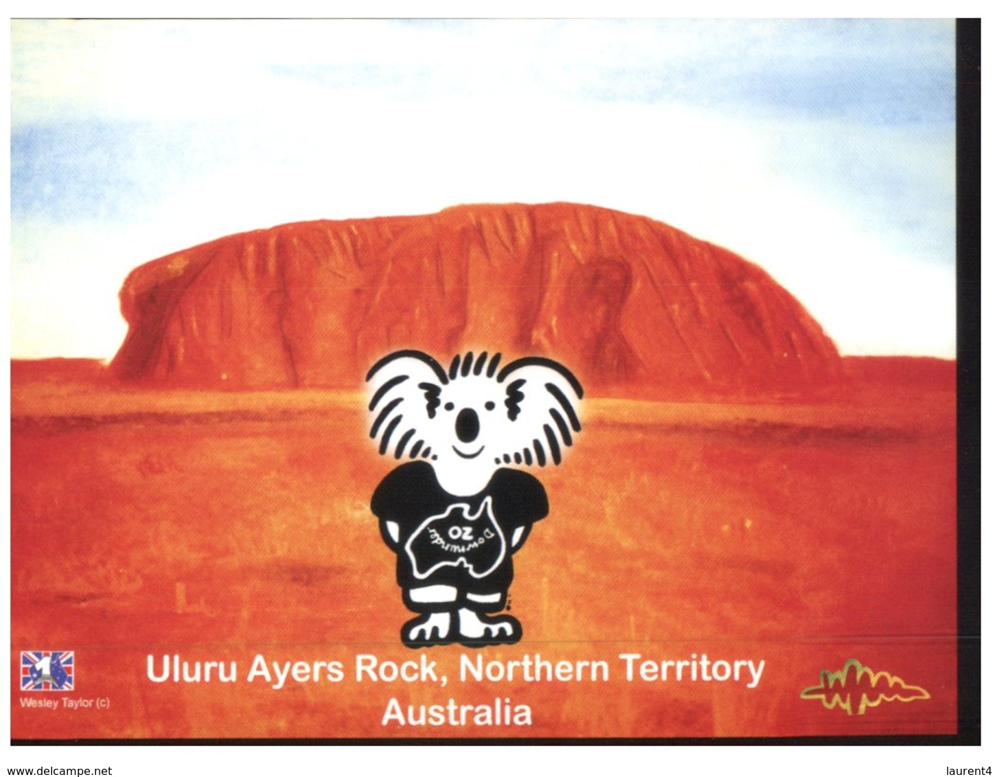 (963) Australia - NT - Uluru / Ayers Rock (2 Postcards) - Uluru & The Olgas