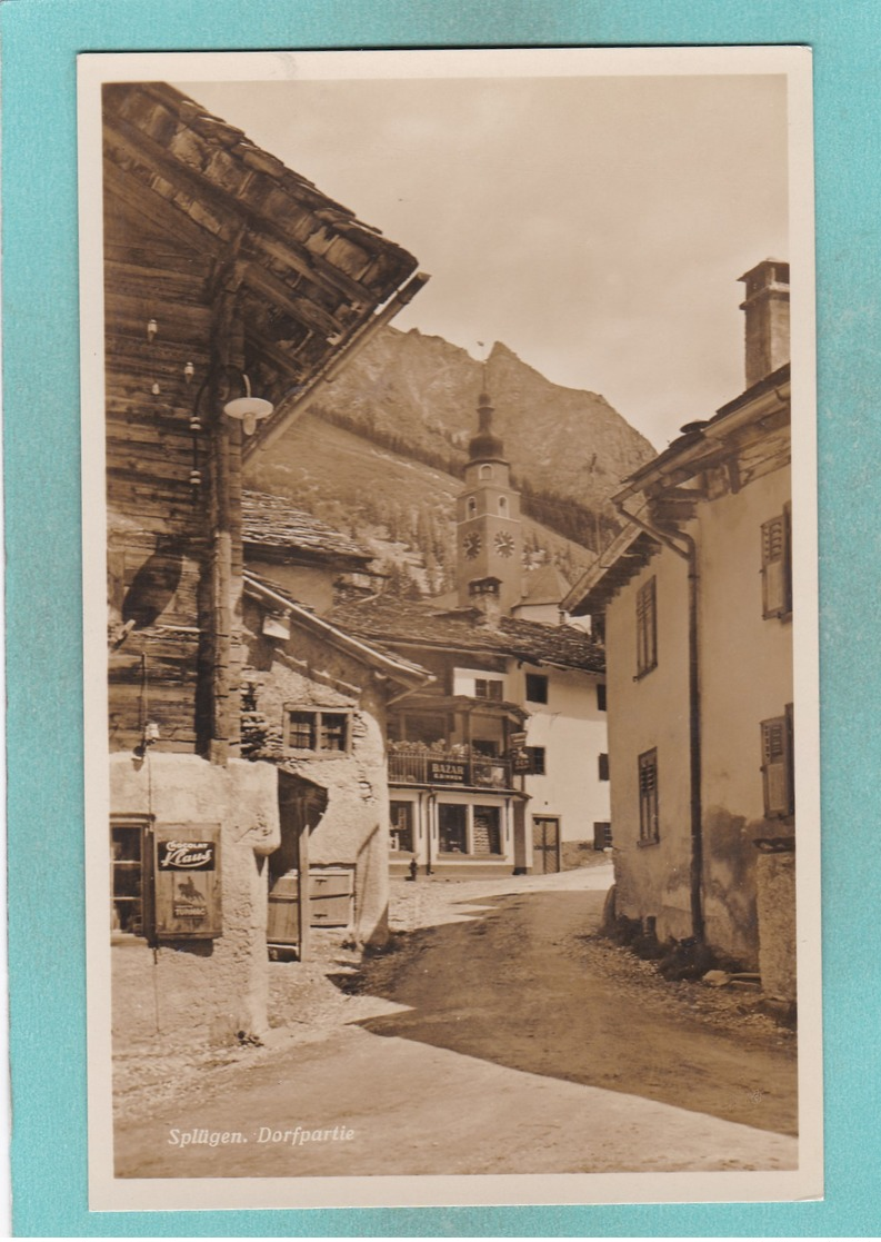 Old Post Card Of Splügen, Graubünden, Switzerland  ,R74. - Splügen