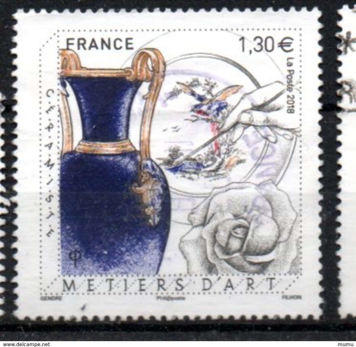 FRANCE  OB CACHET ROND - Used Stamps