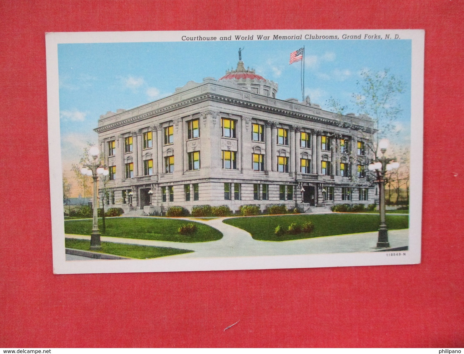 Court House & World War Memorial Clubrooms > Grand Forks    North Dakota >      Ref. 3082 - Grand Forks