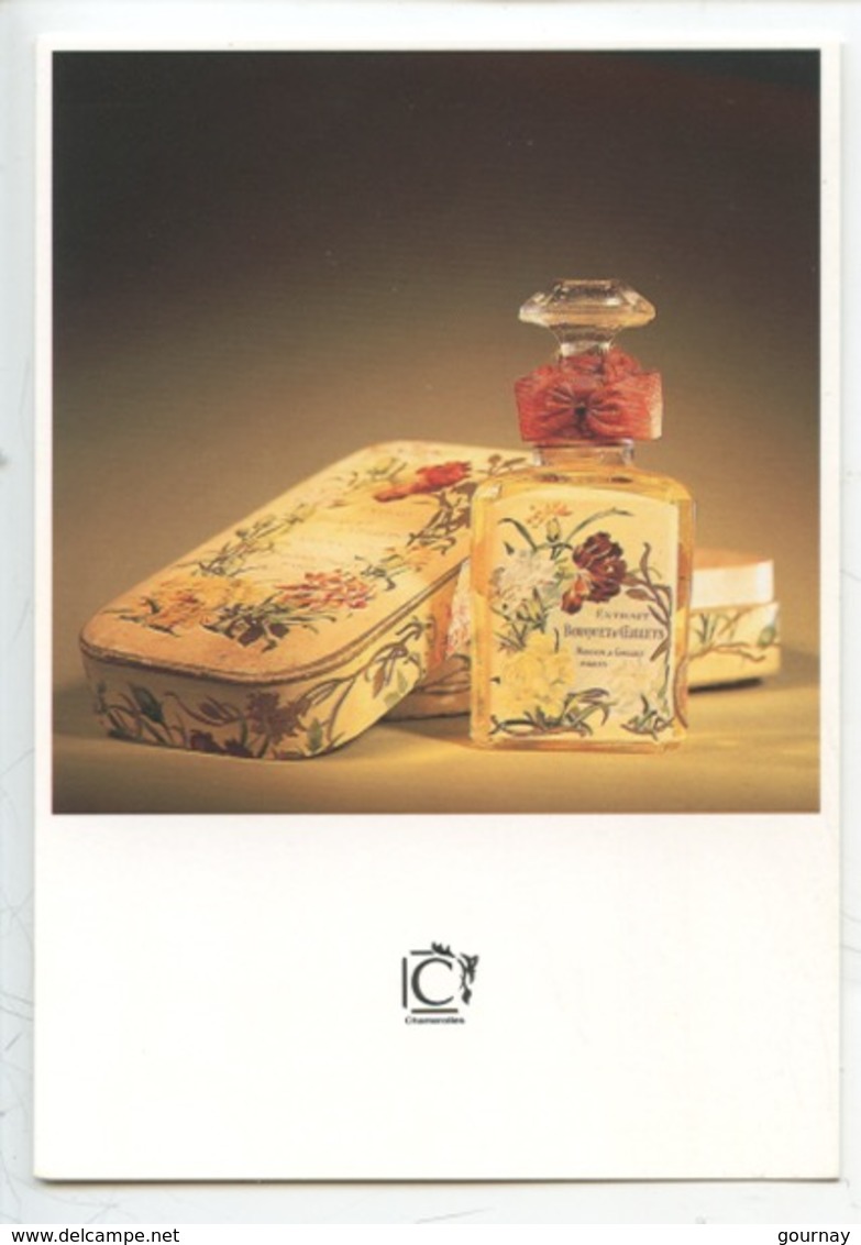 Roger Et Gallet Extrait - "Bouquet D'oeillets" 1911 (cp Vierge - Photo Yan Rocher MGCL) Publicité Flacon Parfum - Objets D'art