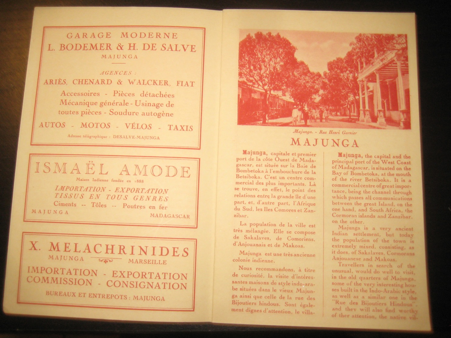 8216- 2018   LIVRET 1929 DES MESSAGERIES MARITIMES..PAQUEBOT EXPLORATEUR GRANDIDIER..DESTINATION MADAGASCAR - Autres & Non Classés