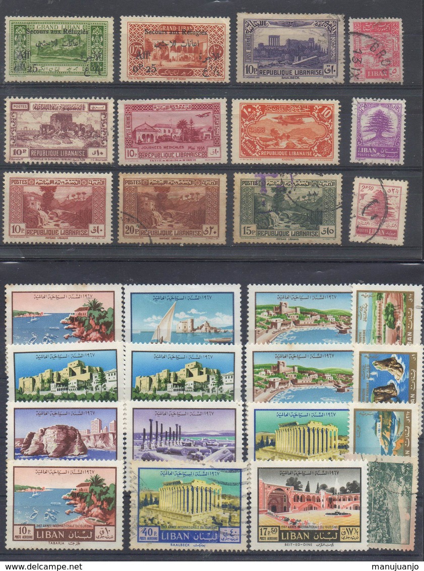 FRANCE Et AFRIQUE ! Timbres Anciens De GRAND LIBAN Et Du DAHOMEY Depuis 1920 ! NEUFS - Used Stamps