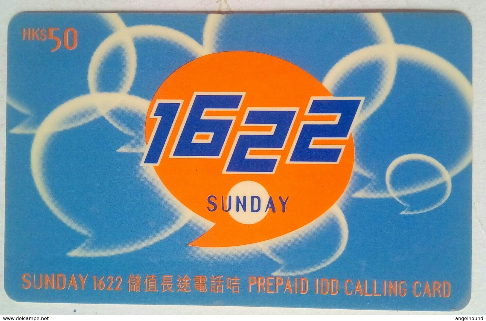 $50     1622 Sunday - Hongkong