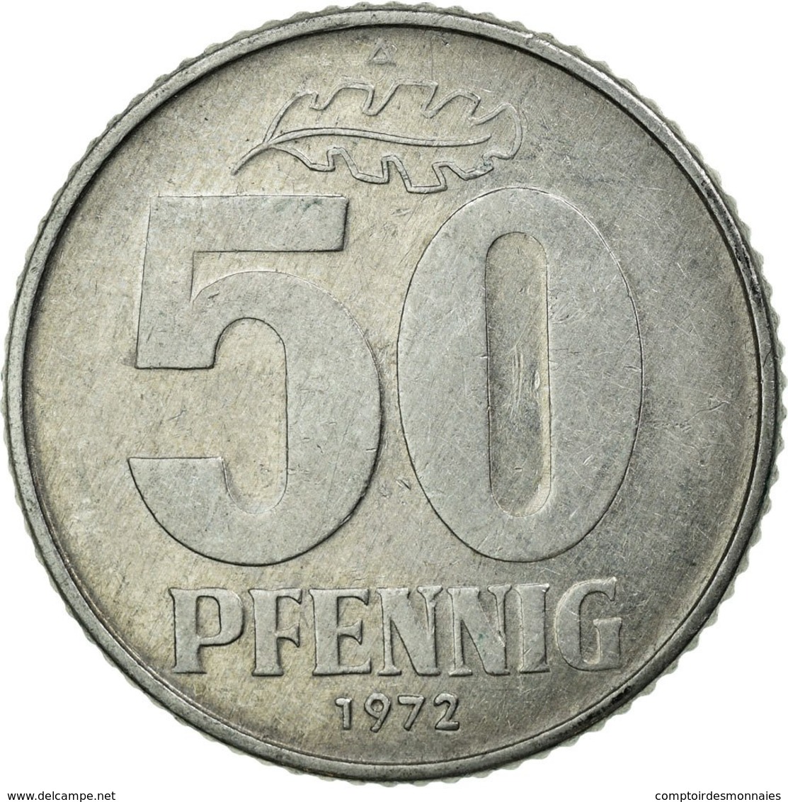 Monnaie, GERMAN-DEMOCRATIC REPUBLIC, 50 Pfennig, 1972, Berlin, TTB, Aluminium - 50 Pfennig