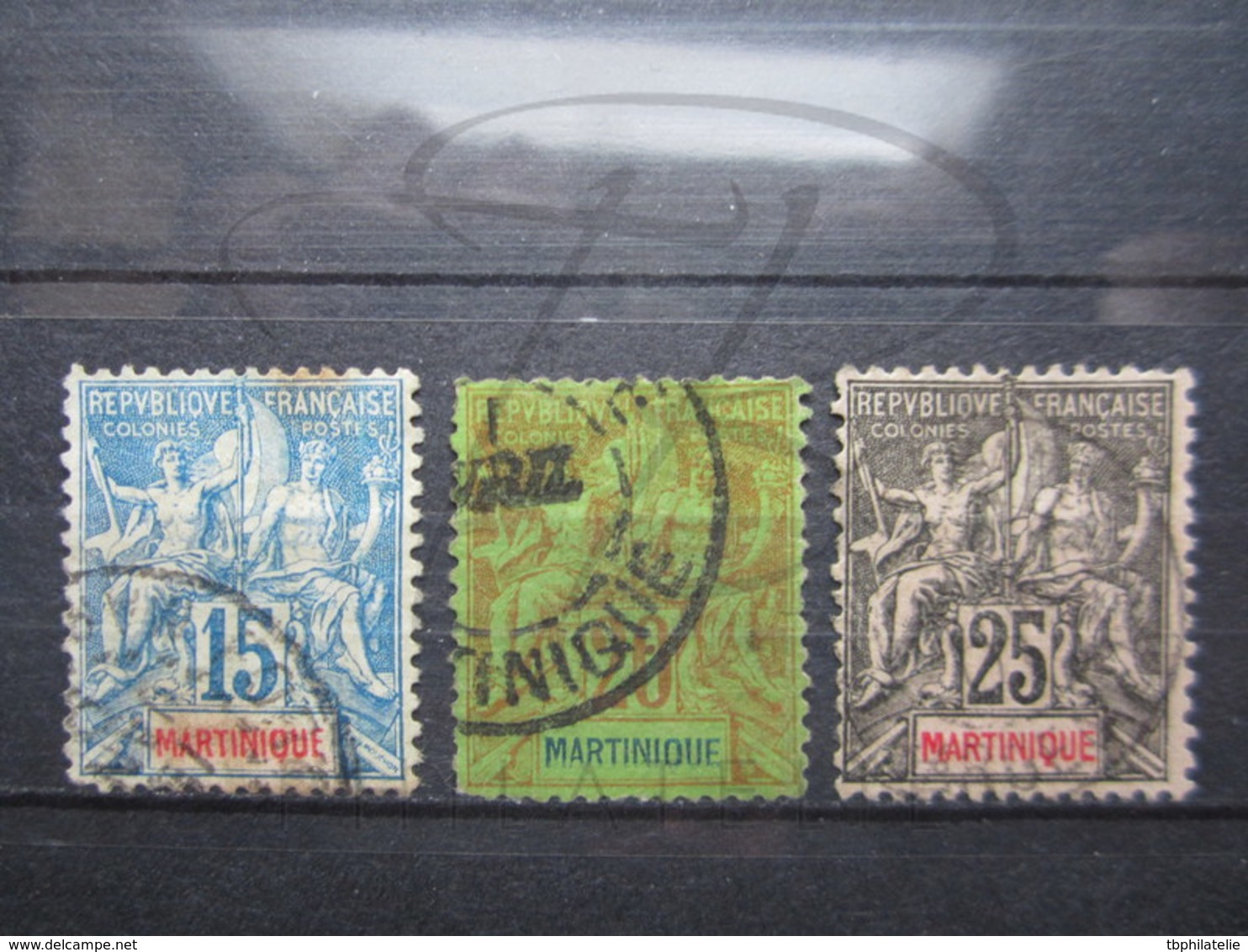 VEND TIMBRES DE MARTINIQUE N° 36 - 38 !!! - Oblitérés