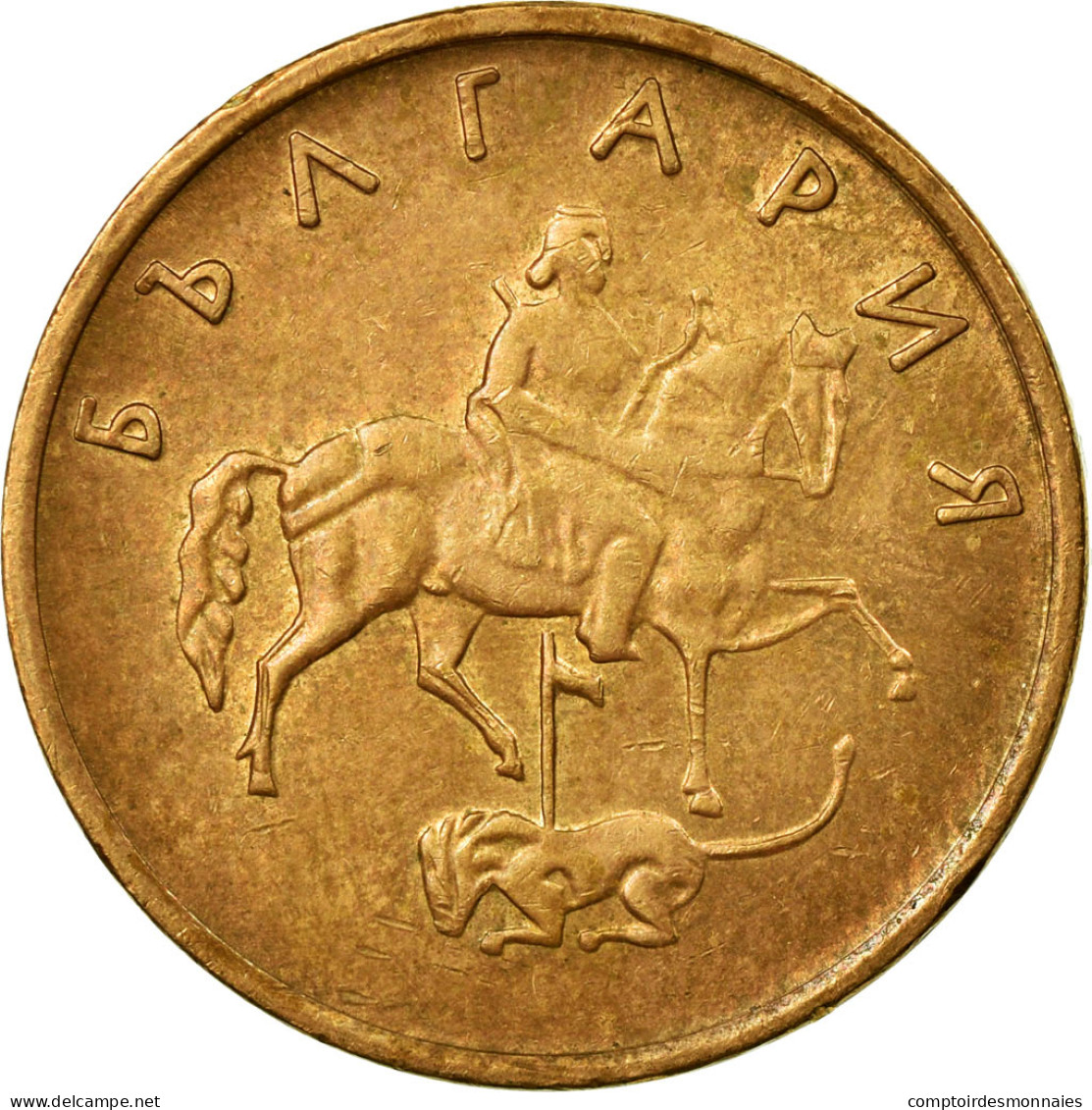 Monnaie, Bulgarie, 5 Stotinki, 2000, TTB, Brass Plated Steel, KM:239a - Bulgaria