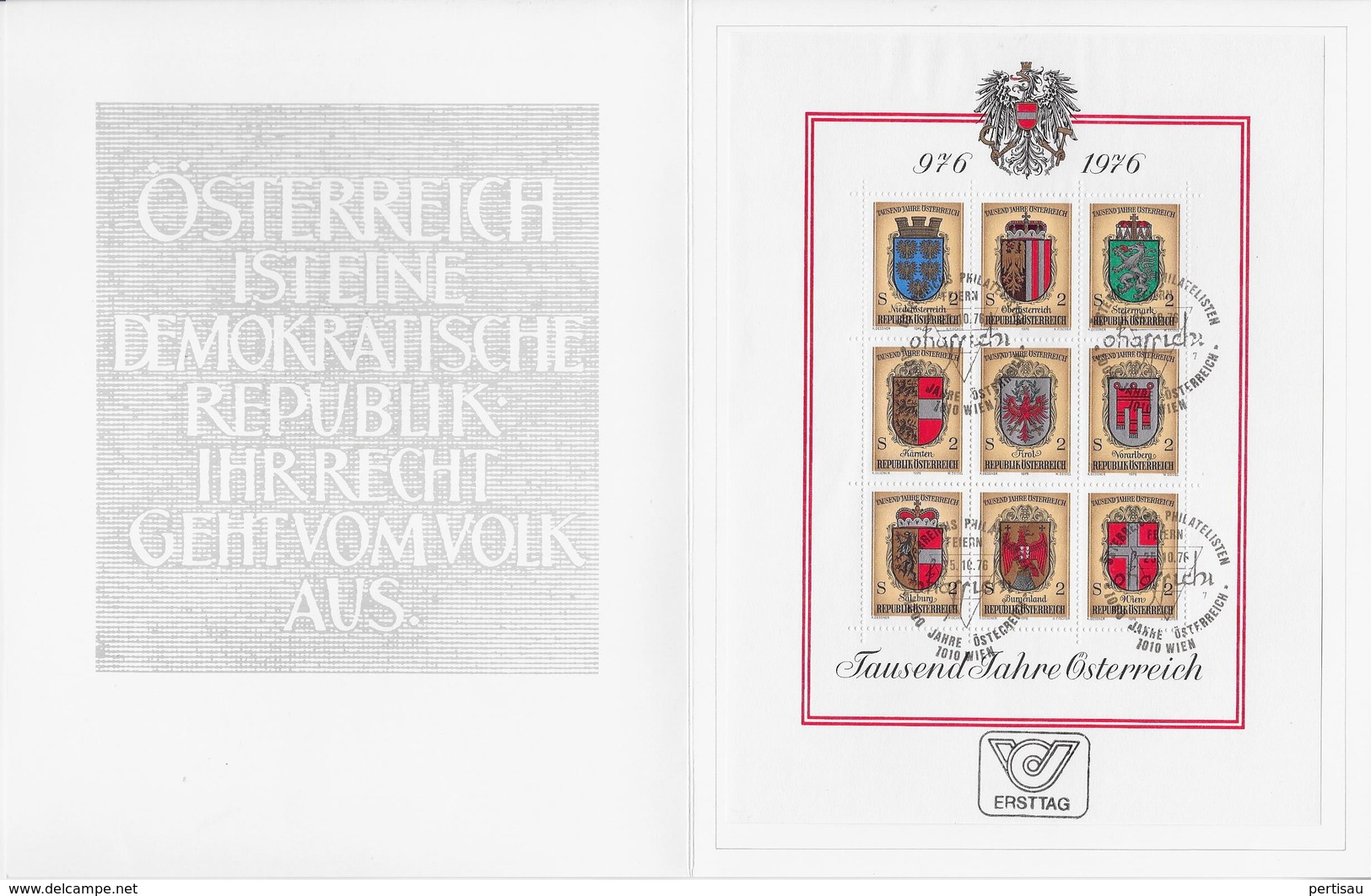 1000 Jahr Osterreich - Lettres & Documents