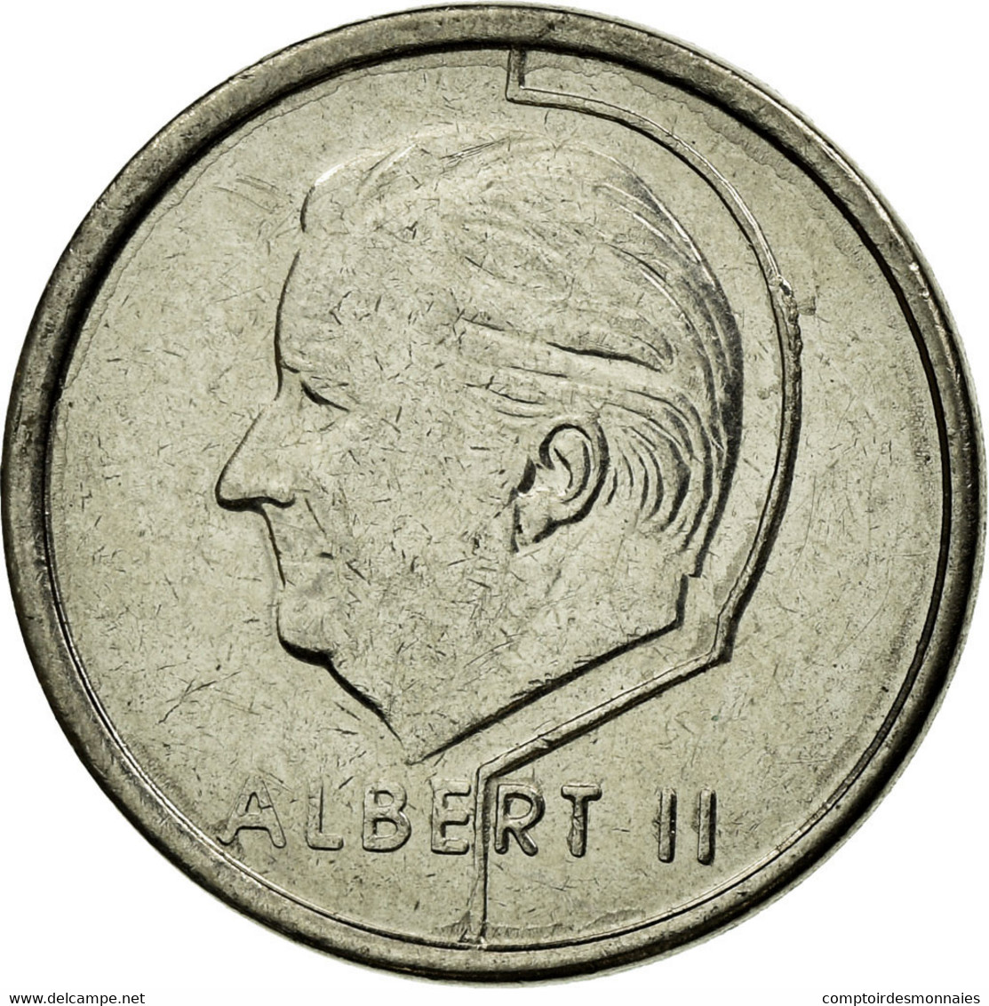 Monnaie, Belgique, Albert II, Franc, 1998, TTB, Nickel Plated Iron, KM:188 - 1 Franc