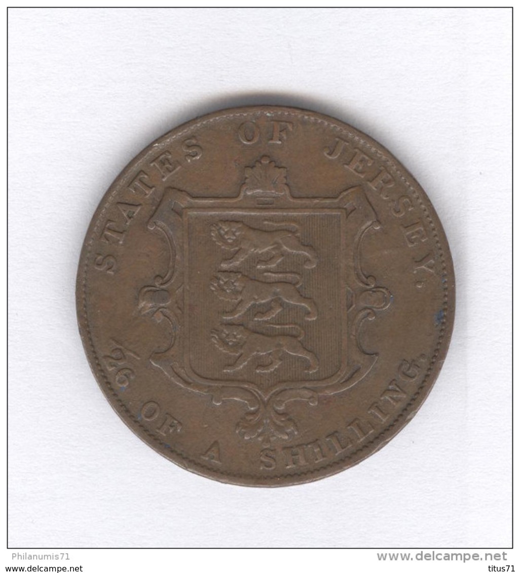 1/24 De Shilling Jersey 1841 - Victoria - TTB+ - Jersey