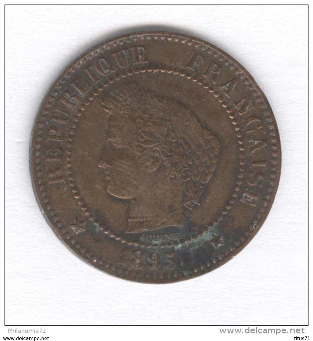 2 Centimes France 1895 A - Andere & Zonder Classificatie