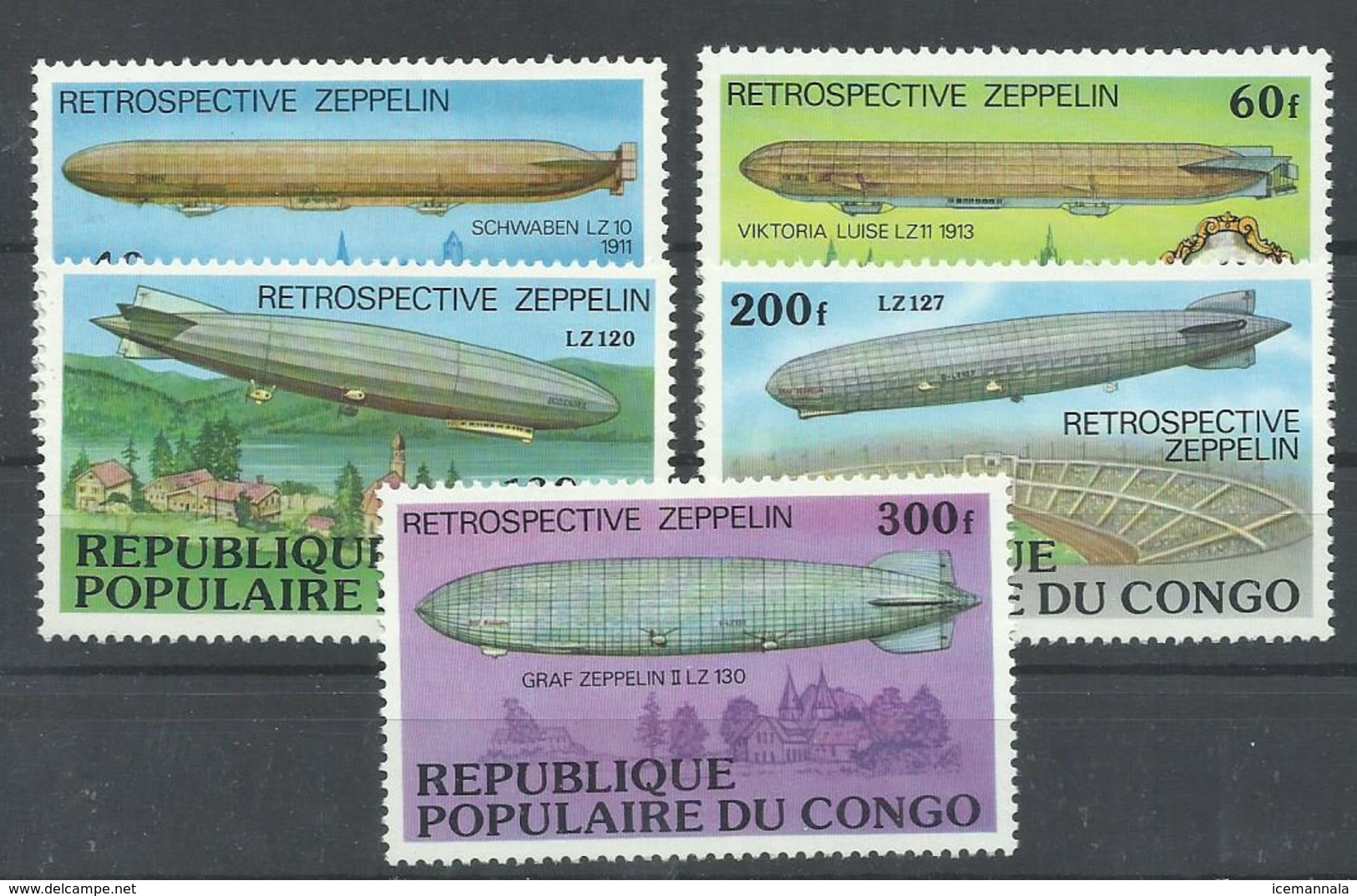 CONGO YVERT  458/62   MNH  ** - Mint/hinged