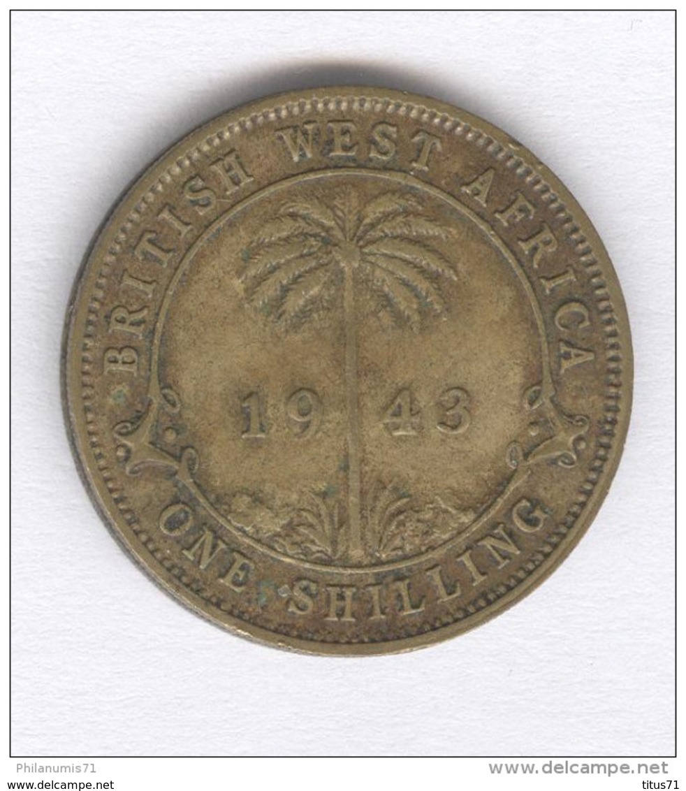 1 Shilling Afrique Britannique / British West Africa 1943 - Colonie Britannique