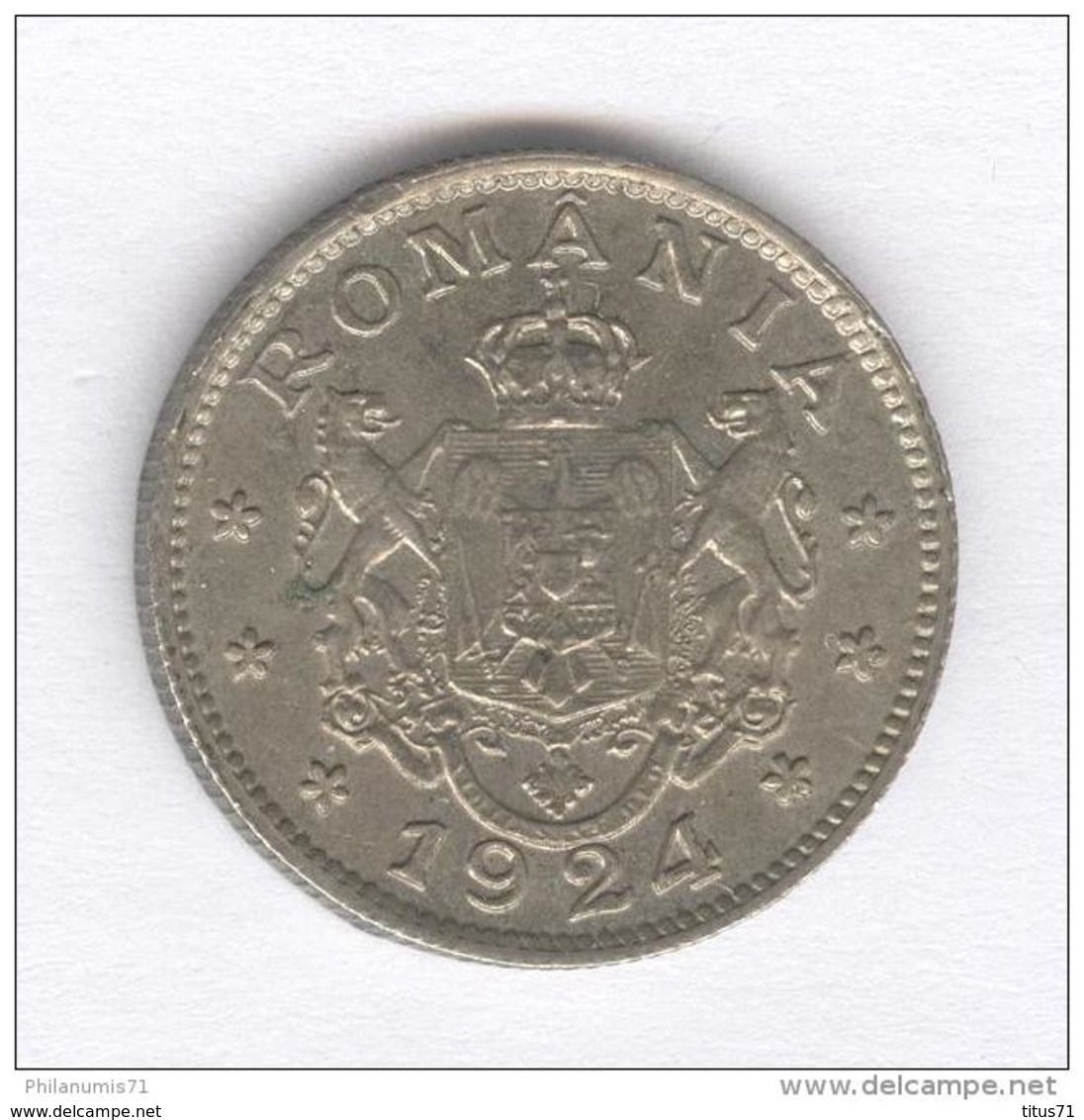1 Leu ( Bon Pour ) Roumanie / Romania 1924 - Monnaie De Necéssité - Rumänien