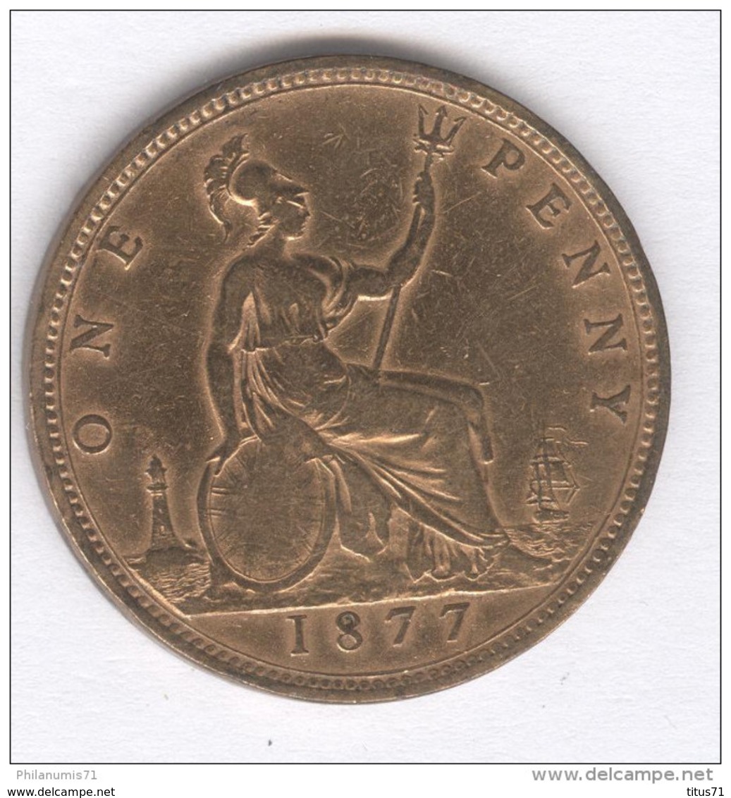 One Penny Victoria - 1877 - TB - D. 1 Penny