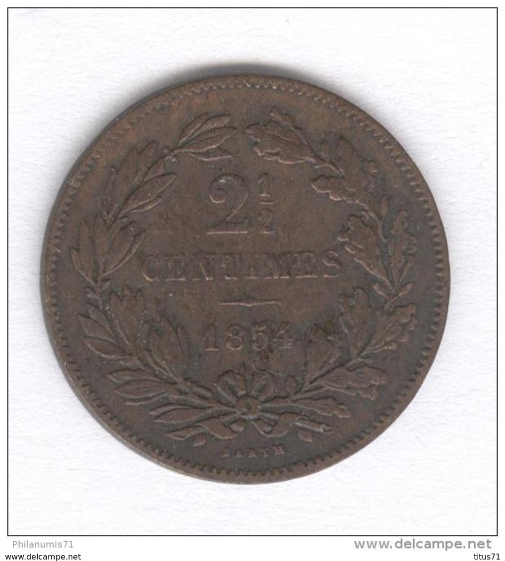 2.5 Centimes Luxembourg 1854 - Luxembourg