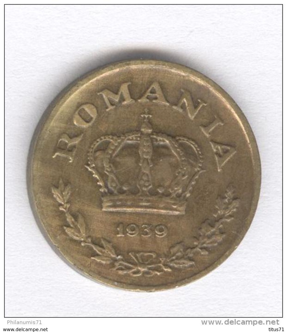 1 Leu Roumanie 1939 - Romania