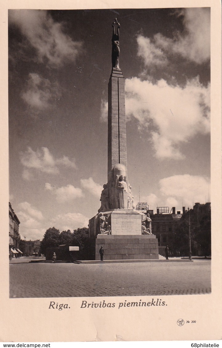 LETTONIE 1937 CARTE POSTALE DE RIGA - Lettonie