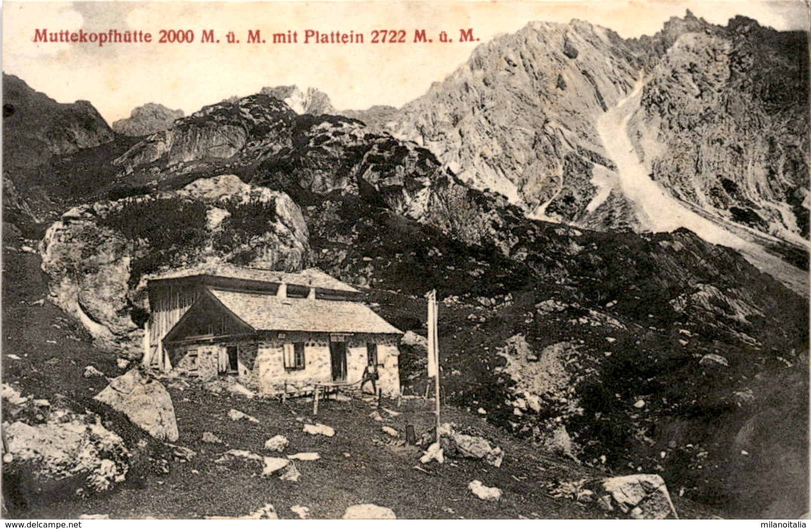 Muttekopfhütte Mit Plattein * 25. 3. 1918 - Imst