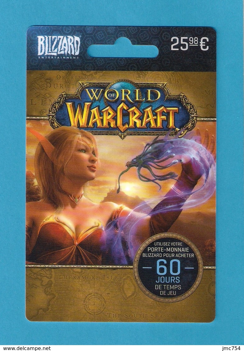 Carte Cadeau.   BLIZZARD   25.98€   World Of Warcraft - Cartes Cadeaux