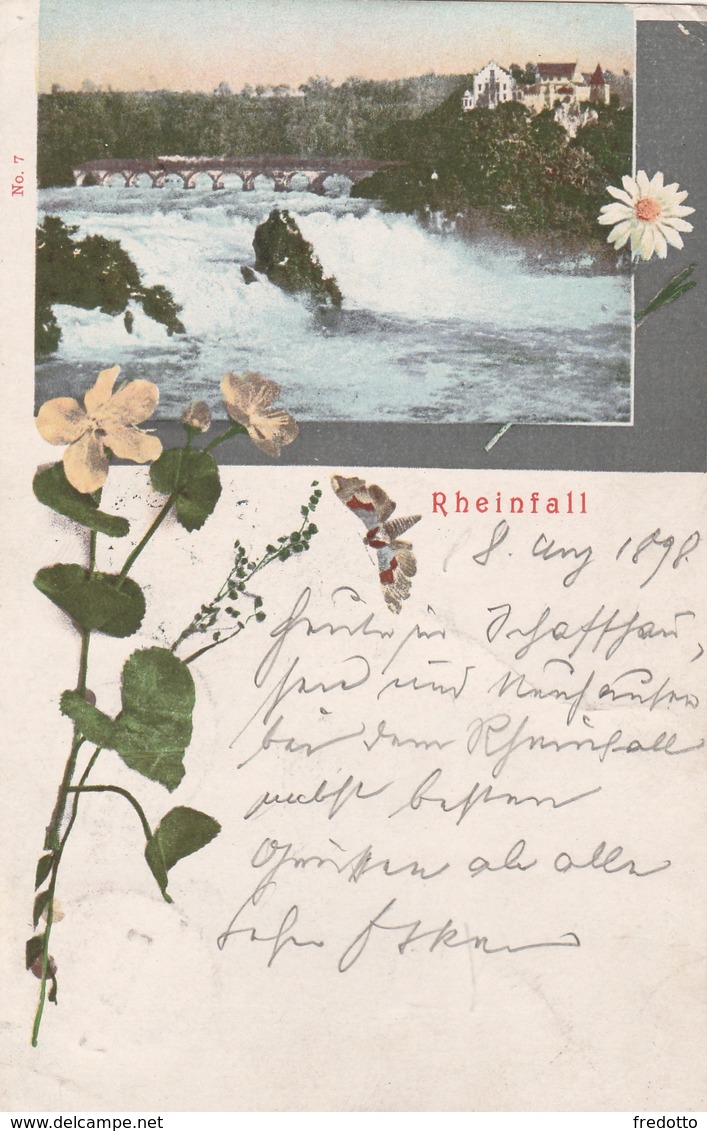 Rheinfall-Litho 1898 - Andere & Zonder Classificatie