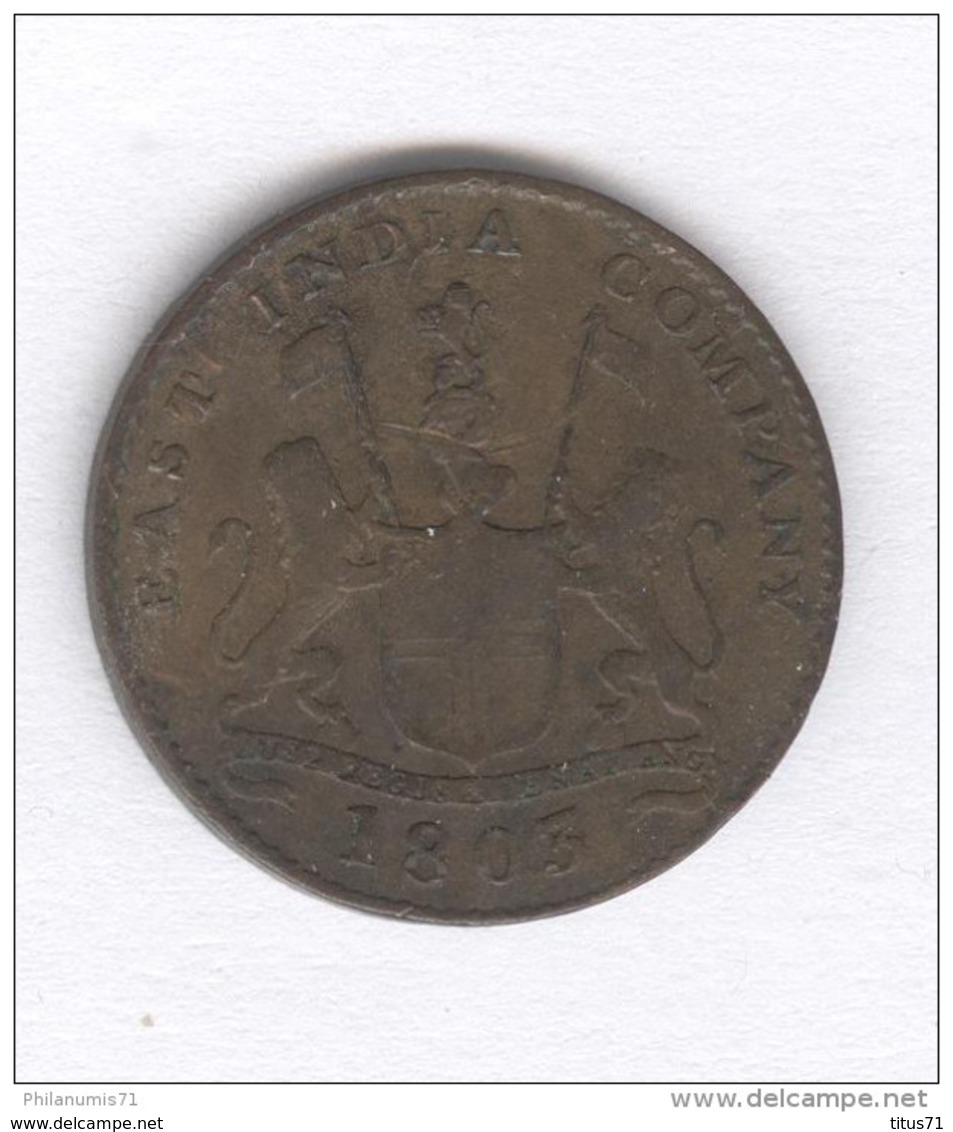 5 Cash East India Company - Indes Britanniques - 1803 - Kolonies