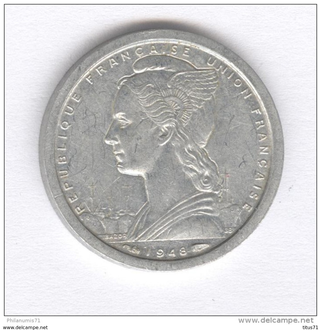 1 Franc Afrique Occidentale Française 1948 - Andere - Afrika
