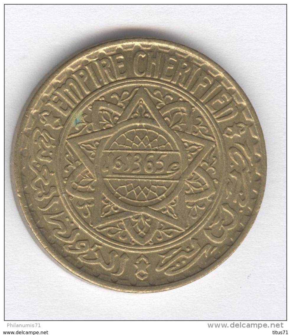 5 Francs Maroc 1946 TTB - Maroc