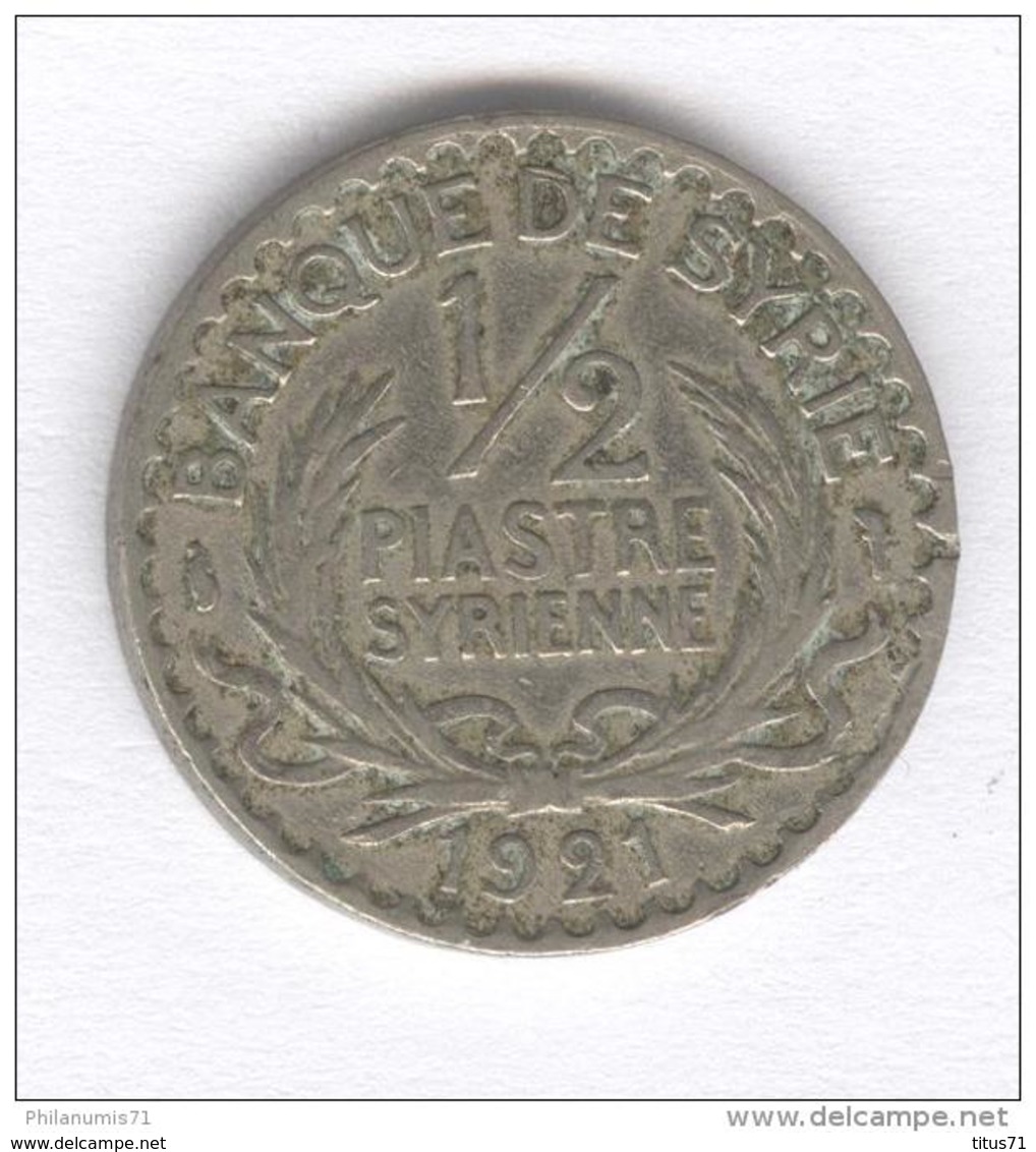 1/2 Piastre Syrie 1921 - Gabun