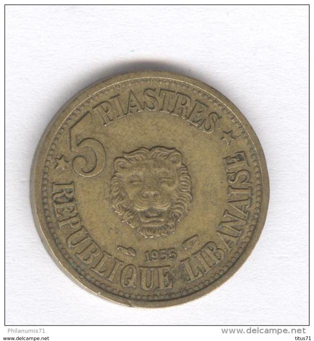 5 Piastres Liban 1955 - Lebanon