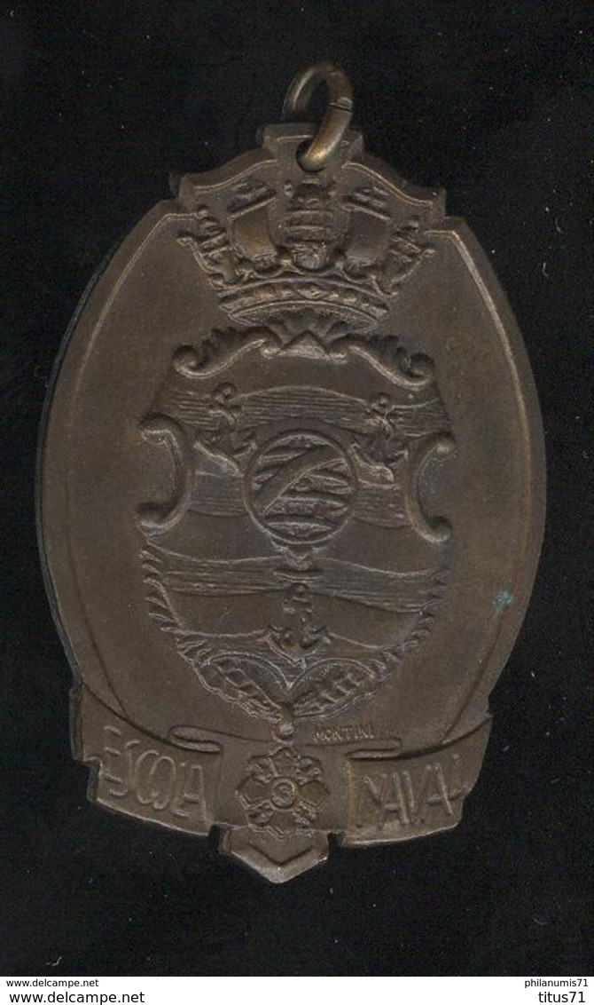 Superbe Médaille De L'Ecole Navale De Rio De Janeiro - Boten