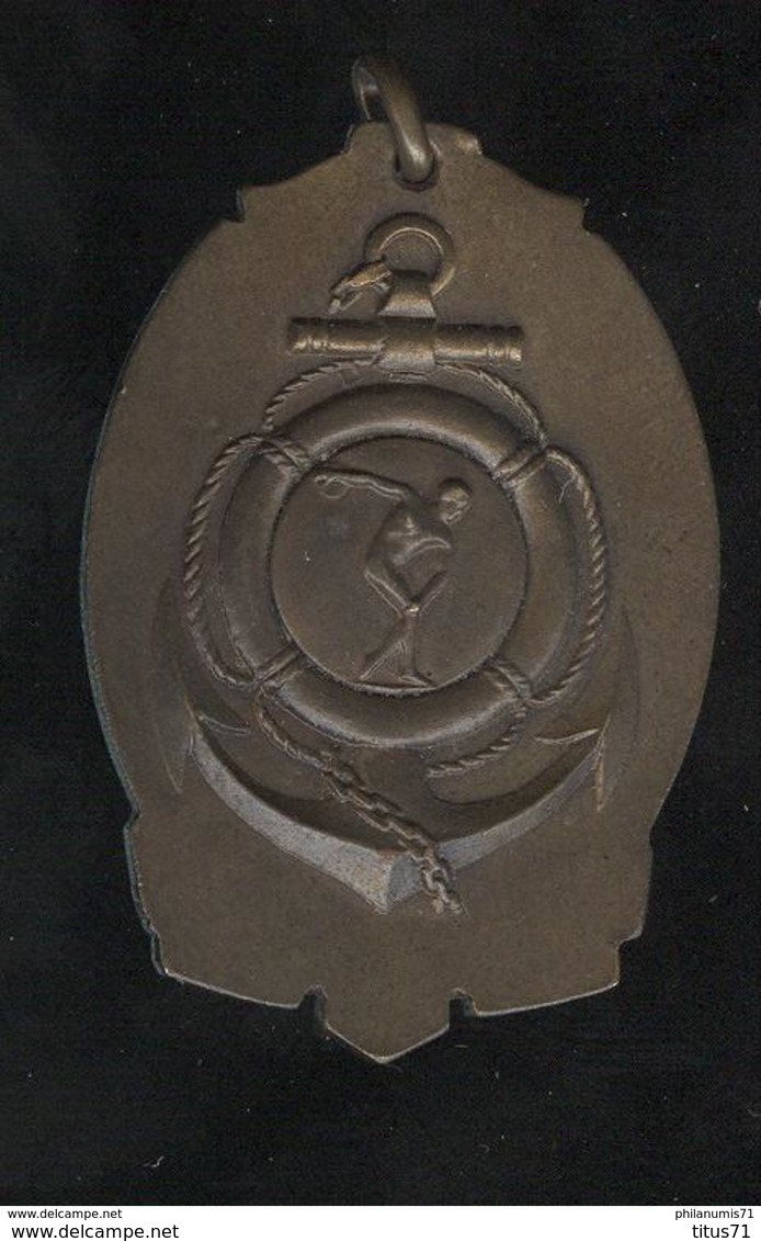 Superbe Médaille De L'Ecole Navale De Rio De Janeiro - Barcos