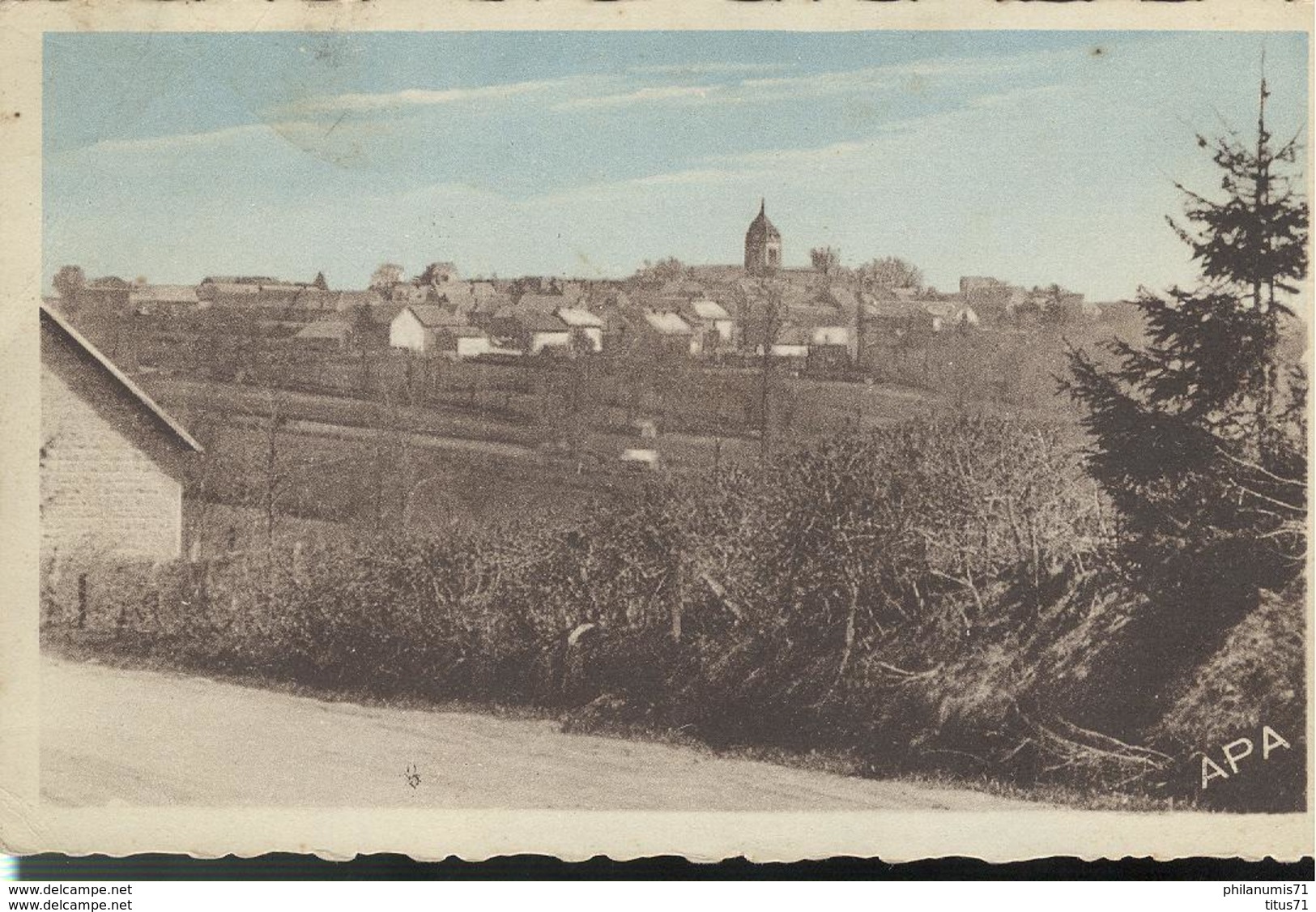 CPA  Saint Gervais D'Auvergne - Vue Générale - Circulée - Saint Gervais D'Auvergne