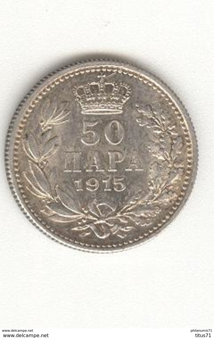 50 Para Serbie / Serbia 1915 TTB - Serbia