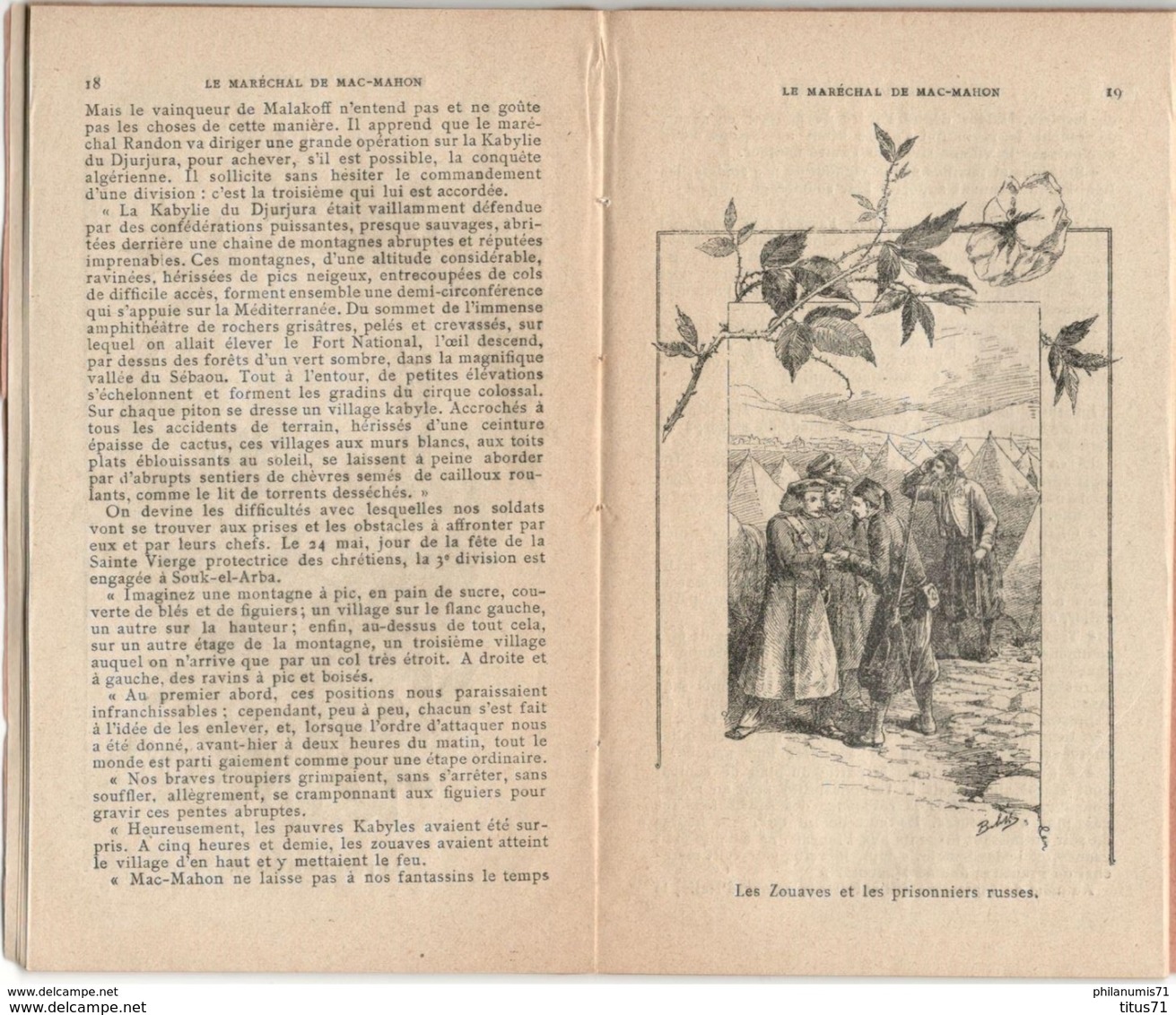 Brochure Illustrée De Propagande Catholique - Série La Croix Et L'Epée - Le Maréchal De Mac Mahon - Circa 1900 - Dokumente