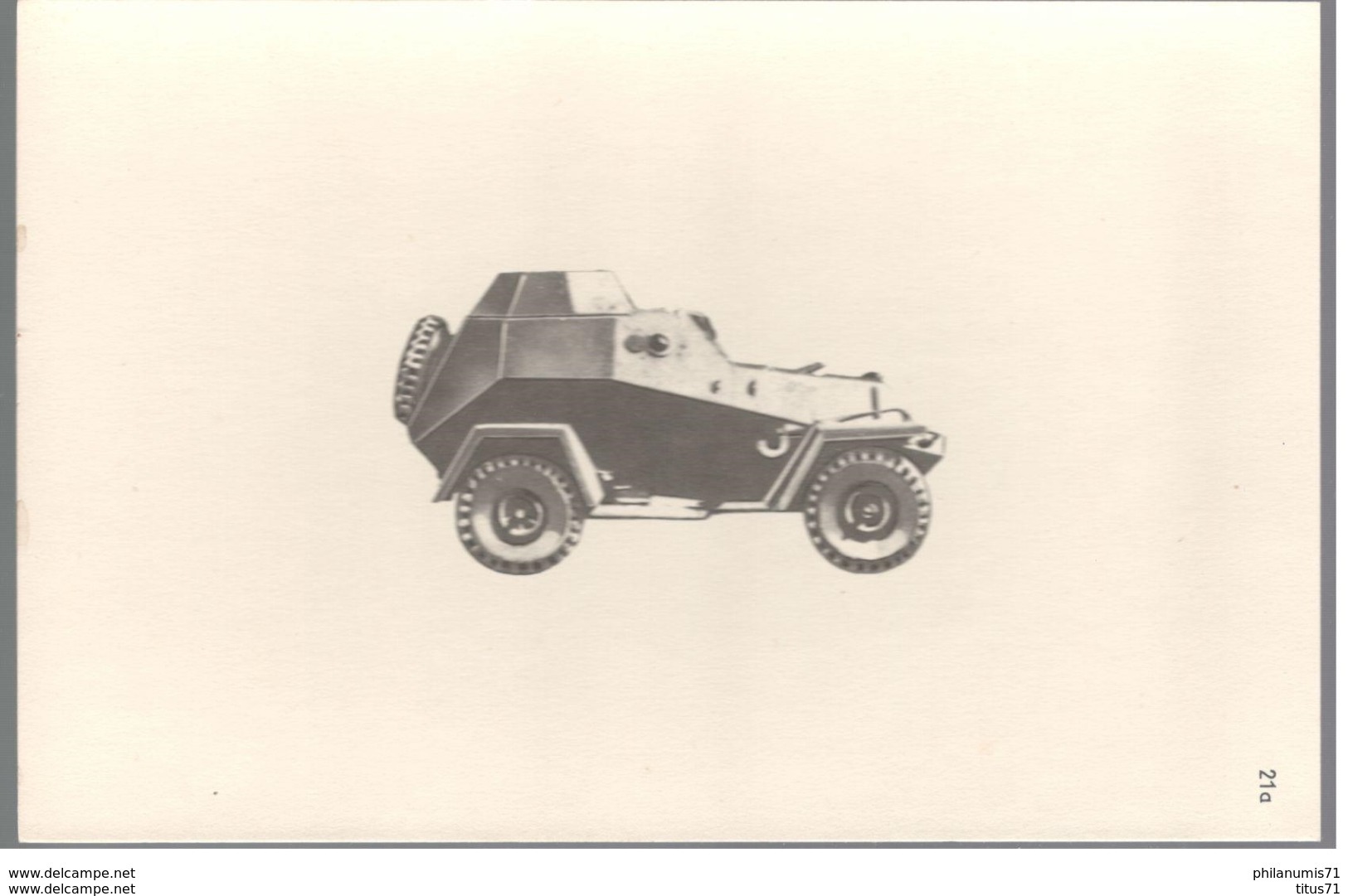 Lot de 40 illustrations et photos de véhicules blindés pour l'instruction au Guet Antichar - Circa 1955