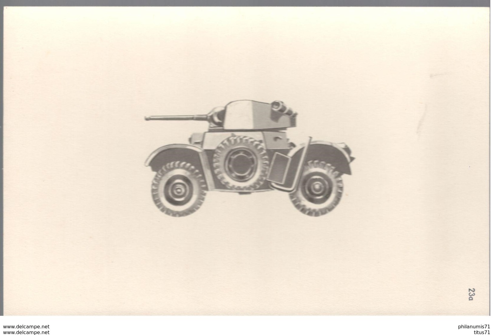 Lot de 40 illustrations et photos de véhicules blindés pour l'instruction au Guet Antichar - Circa 1955