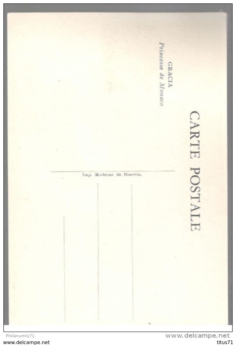 Carte Philathélique Grace Kelly - Timbres 1 F Sur Carte - 19 Avril 1956 - Non Circulée - Collections & Lots