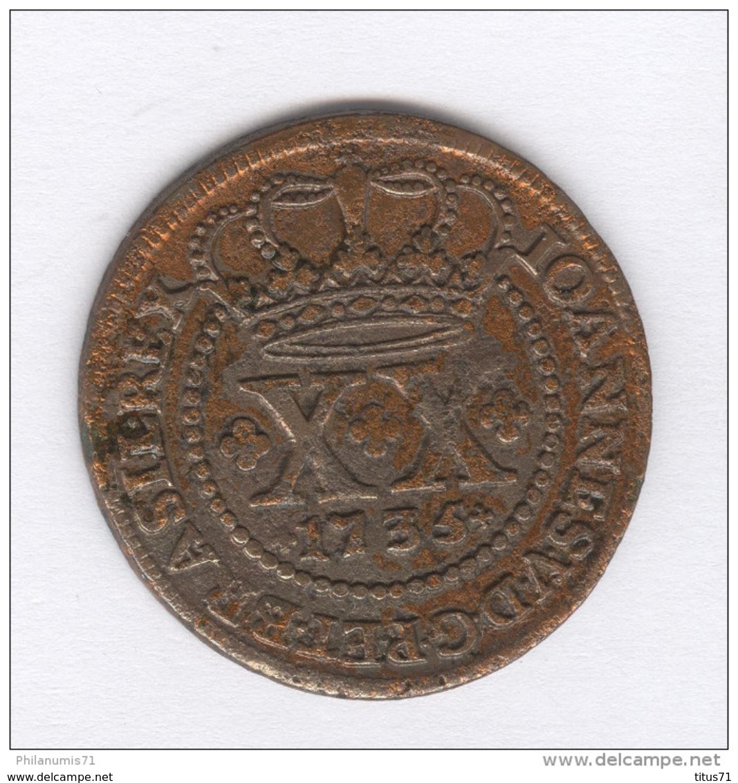 20 Réis Brésil / Brazil / Brasil 1735 - Brazil